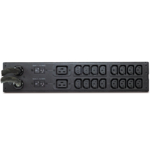 Rack ATS, 230V, 32A, IEC 309 in, (16) C13 (2) C19 out