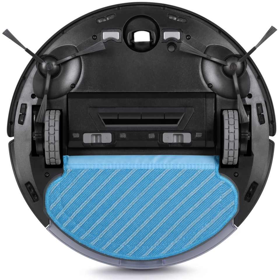  Ecovacs robottolmuimeja DEEBOT OZMO 950 Wet&amp;Dry, operating time (max) 200 min, Lithium Ion, 5200 mAh, dust capacity 0.43 L, 66 dB, must