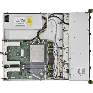 Fujitsu server RX1330M4 1U, Xeon E-2224@3.4 GHz, 1x16GB, 4*SATA 2.5&quot; noHDD, 1Gb 2p NIC, 450W ps