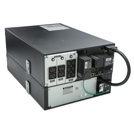 APC Smart-UPS on-line, 6kVA/6kW, rackmount 4U, 230V, 6*C13+4*C19 IEC outlets, network card+SmartSlot, extended runtime, rail kit included