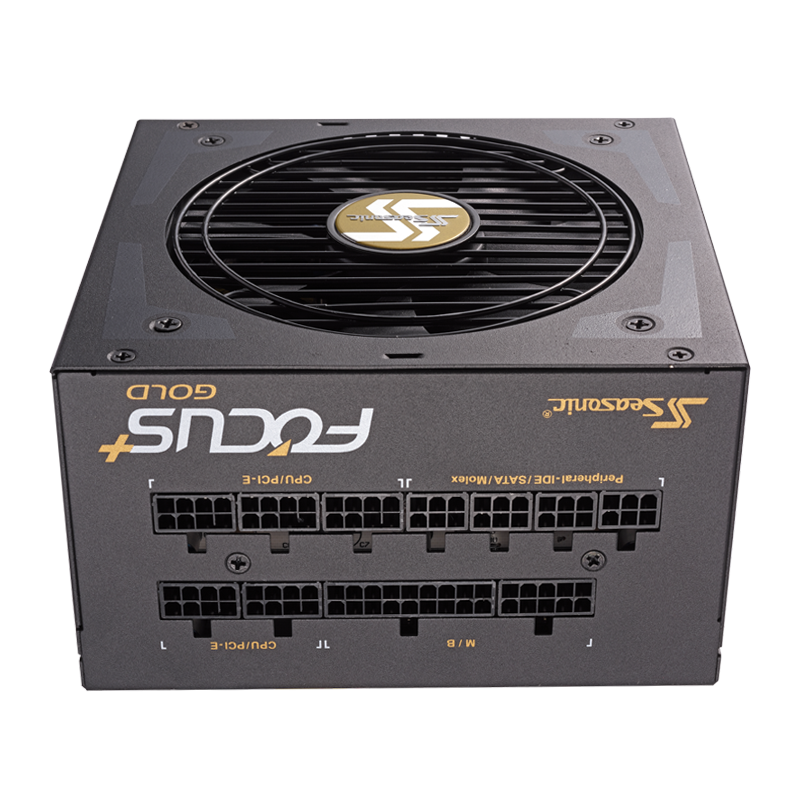 Seasonic FOCUS GX-850, 850W 80+ gold ATX power supply, full-modular, fan control in fanless, silent, and cooling mode