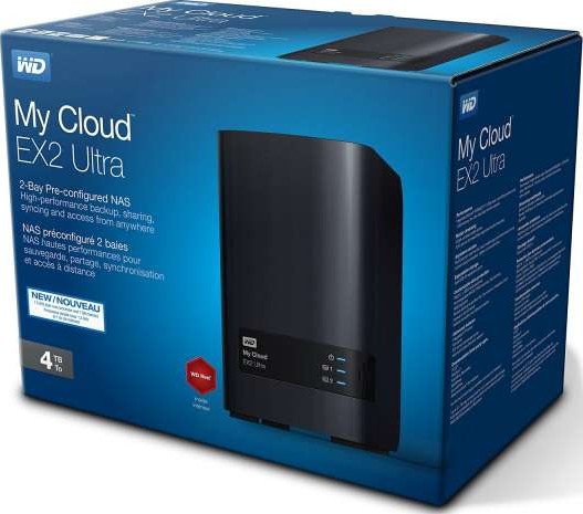 WesternDigital 3.5 4TB WD My Cloud EX2 Ultra (HDD 2TB*2)