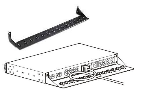 Cord retention bracket for rack ATS