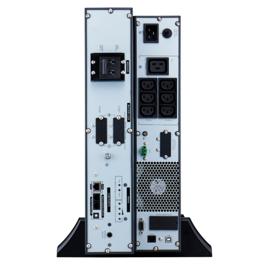 APC Easy UPS on-line, 3000VA/2700W, 43min runtime @ full load, Lithium-ion, rack/tower 4U, 230V, 6*IEC C13 &amp; 1*IEC C19 outlets, intelligent card slot, extended runtime, w/rail kit