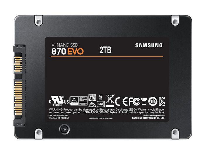 Samsung 2.5&quot; SSD 870 EVO Series 2TB, SATA III