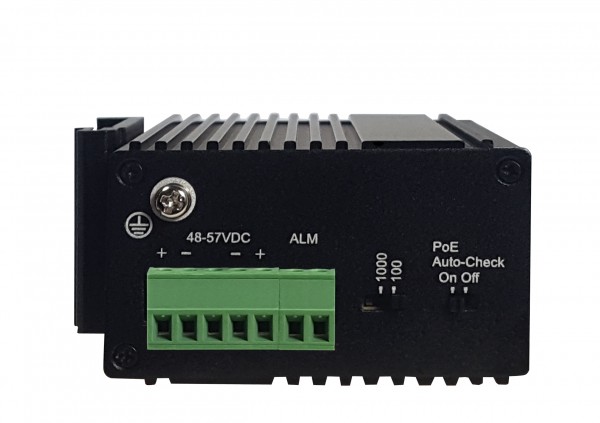 Allnet industrial unmanaged switch SGI8004P, 4 port Gigabit 180W /2*PoE bt/2*SFP/DIN rail/IP40