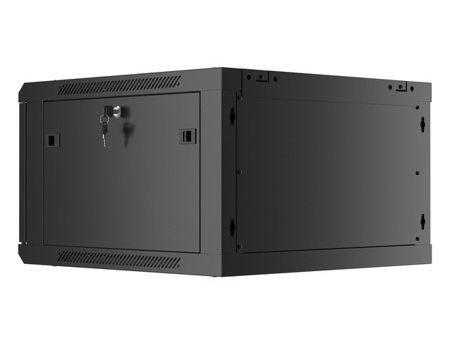 Lanberg wall-mounted rack 19&quot; demounted flat pack 6U/600*600mm, black