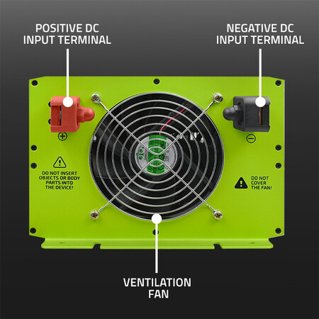 Qoltec Monolith 3-in-1 solar inverter with AC charging function | MPPT | UPS | ATS | 3000W | 6000W | 12V to 230V | pure blue wave