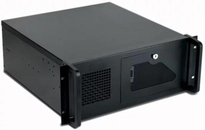 Netrack 19&quot; 4U server chassis, microATX/ATX, black, 482*177*450mm