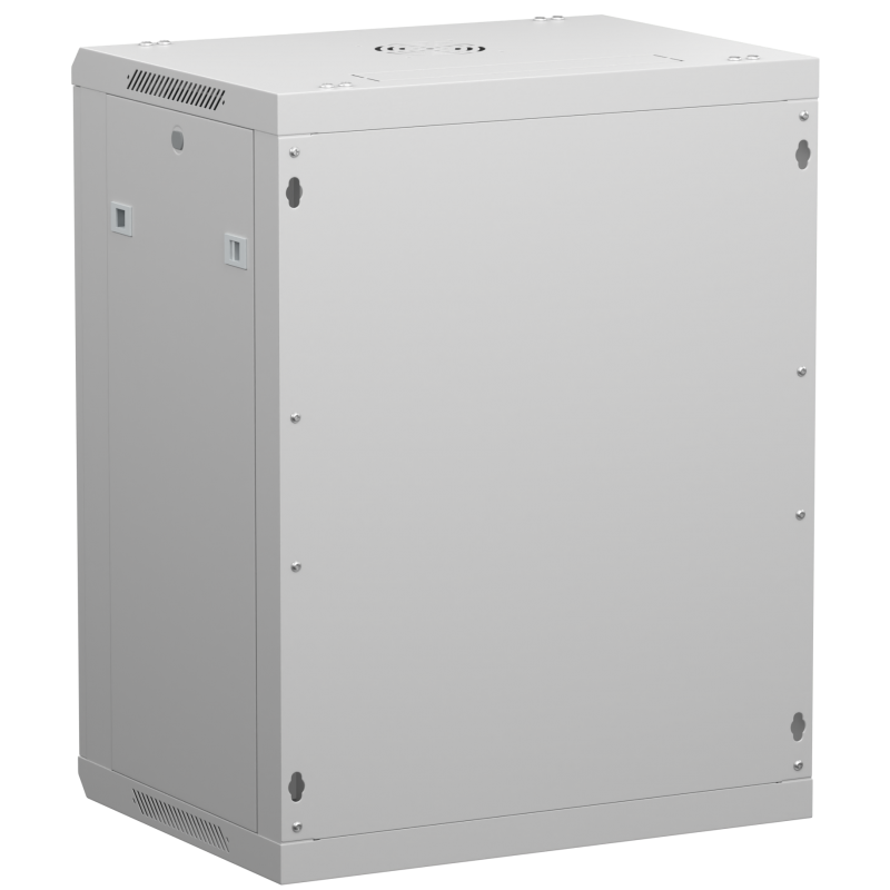 Netrack 19&quot; wall-mount F-Line rack cabinet, 15U 600*450, glass door, gray, flat-pack
