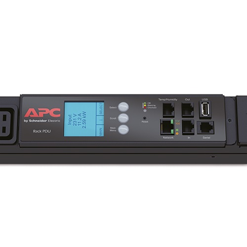 Rack PDU 2G, Metered, ZeroU, 22.0kW(32A) 17.3kW(24A), 230V, (30) C13 &amp; (12) C19