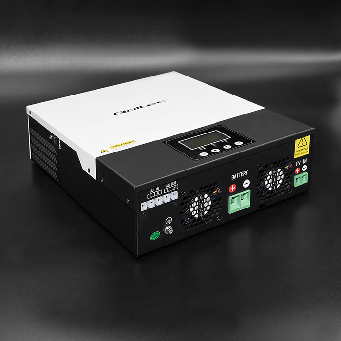 Qoltec Hybrid Off-Grid solar inverter 3kVA/2.4kW | 80A | 24V | MPPT | AGM GEL | sinus | Wi-Fi option