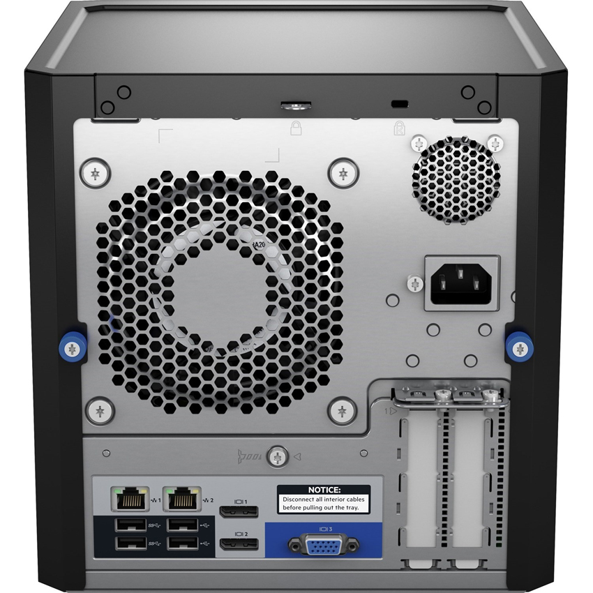 HPE ProLiant MicroServer Gen10 X3421 1P 8GB-U 4LFF NHP SATA 200W ps soln server