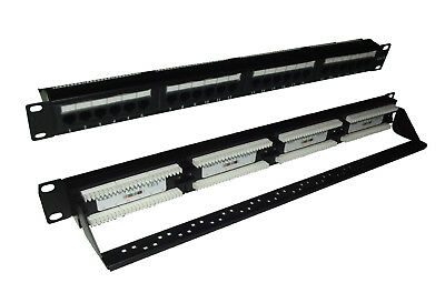 APC CAT 6 patch panel, 24 port RJ45 to 110 568 A/B color coded