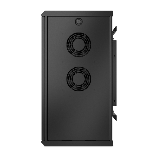 6U wall mount enclosure 230V fans