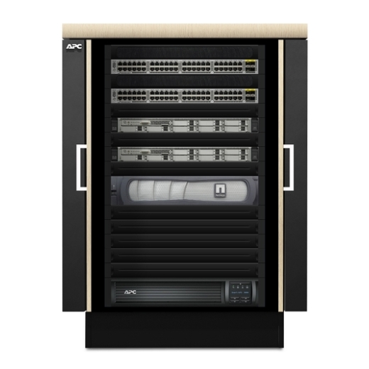 NetShelter CX 18U secure soundproof server room in a box enclosure international
