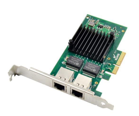 MicroConnect PCIe 2-port Intel I350AM2 dual 1GbE server card