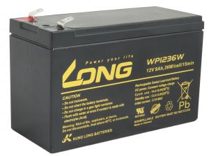 Long 12V 9Ah lead acid battery highrate F2 (WP1236W)