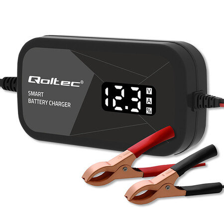 Intelligent microprocessor charger with cell regeneration function, 12V, 2A, LCD