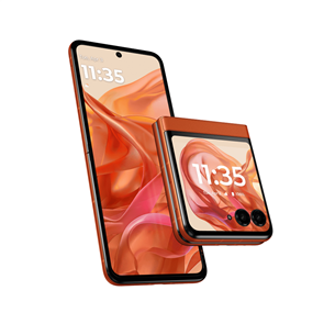 Motorola Razr 50 XT2453-1 8GB 256GB 5G AI dual Sim eSim 50mp pixel 4200mAh 3.6&quot; 6.9&quot; IP68 Android incl keyh cover, sprit orange