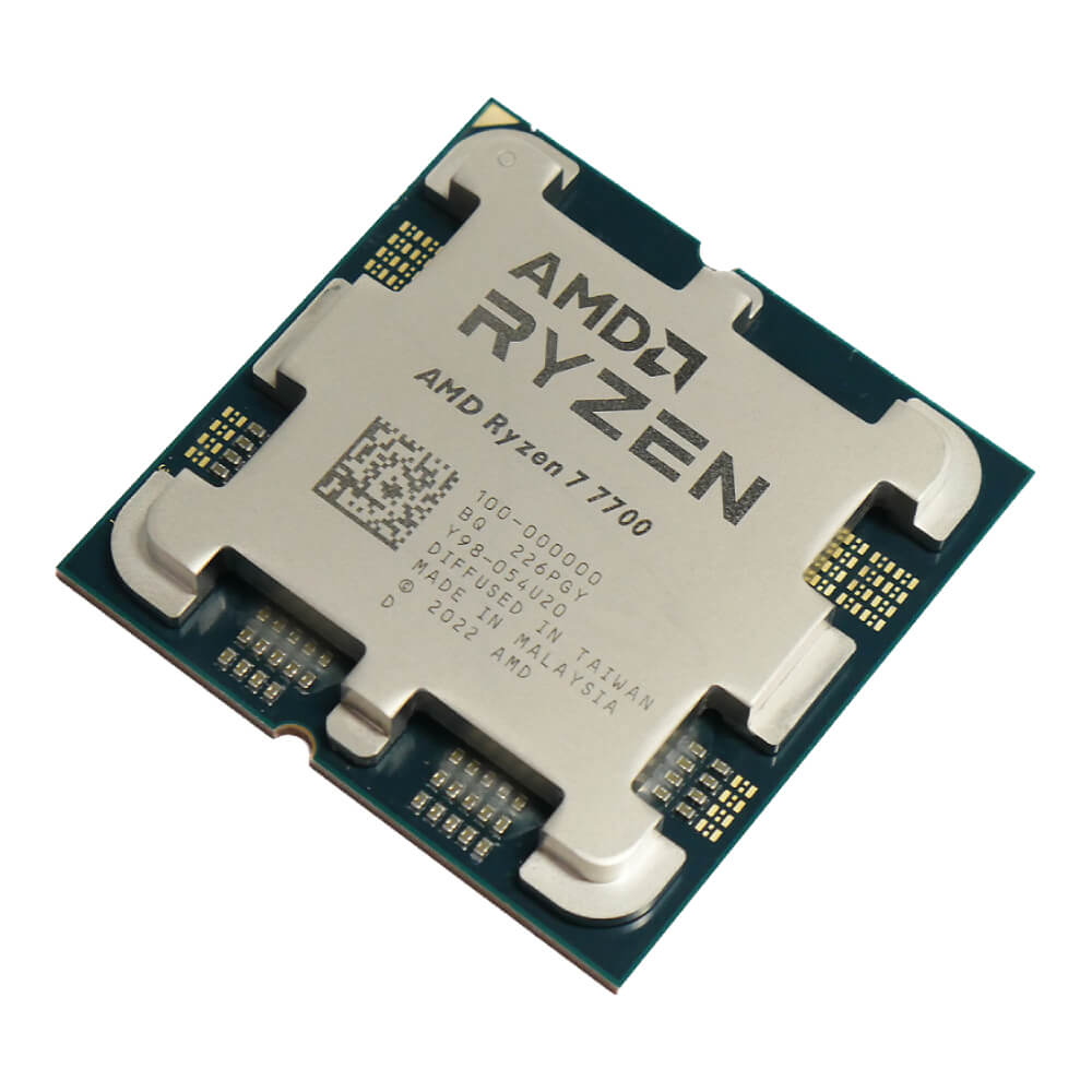 AMD desktop CPU Ryzen 7 7700 Raphael AM5, 3800 MHz, 8 cores, 32MB, socket SAM5, 65W, Radeon GPU, oem