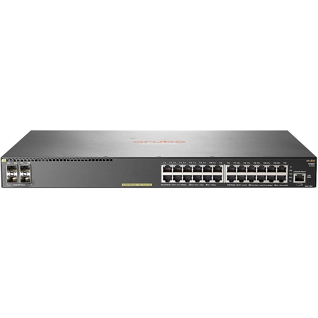 HPE Aruba 2930F 24G PoE+ 4SFP switch