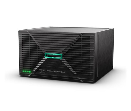 HPE ProLiant MicroServer Gen11 E-2414 (2.8/4C) 16G VROC 4LFF/4SFF NHP 2*PCIe 4*1G iLo6 1*180W