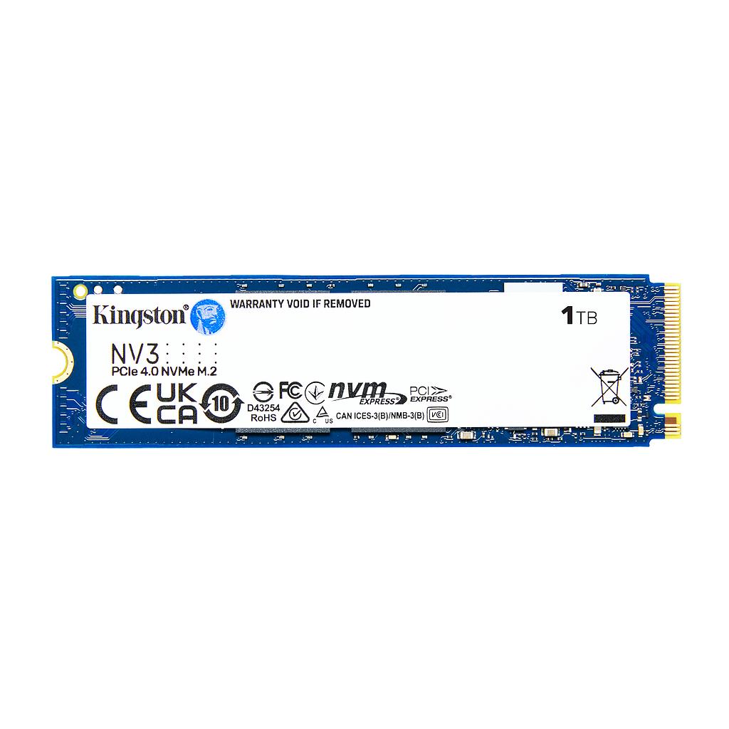 Kingston 1TB NV3 M.2 2280 PCIe 4.0 NVMe SSD