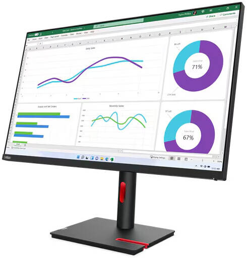 Lenovo ThinkVision T32h-30 31.5&quot; 2560*1440 Monitor 16:9 60Hz HDMI DP