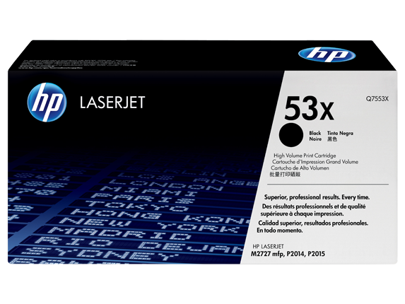 HP toner Q7553X black LaserJet 7000 pages P2015