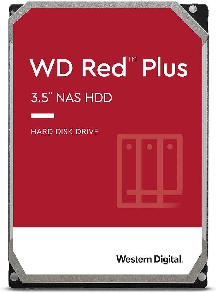 Western Digital 3.5&quot; 6TB Red Plus internal HDD, 5400rpm, SATA, 512MB cache