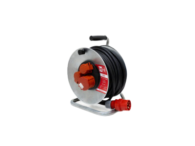 Pikendusjuhe trumlil SR290 H07RN-F 5G2.5 2x220/380V metall 25m