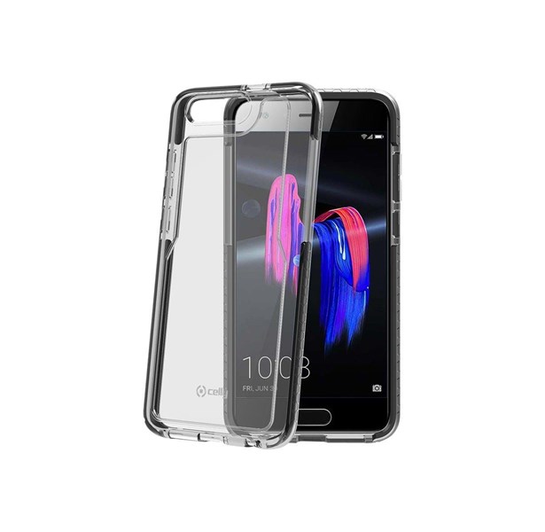 Celly Hexagon cover for Honor 9 clear black