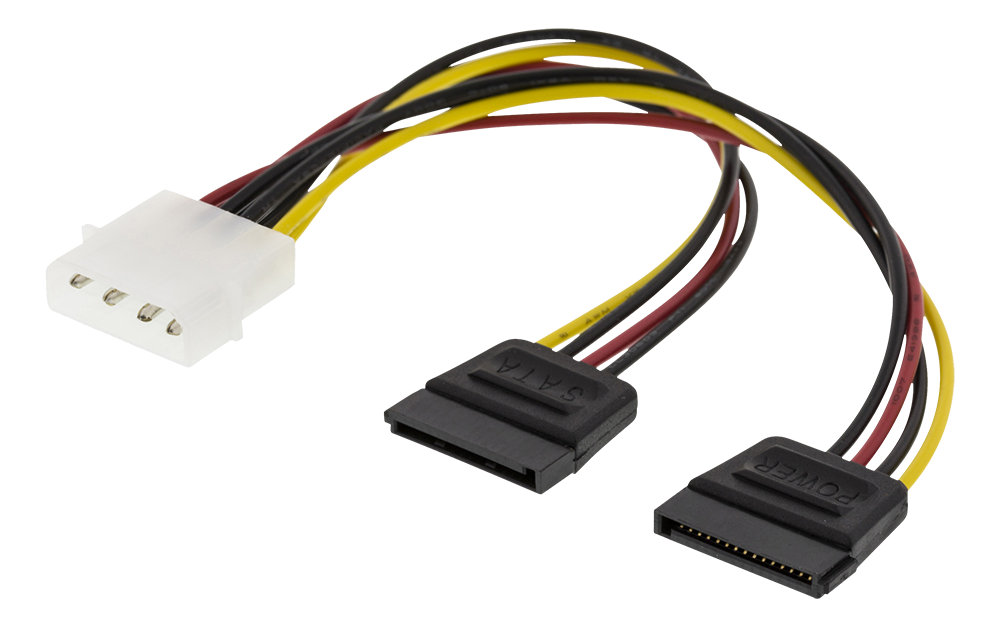 Y toitekaabel, Molex -> 2*SATA