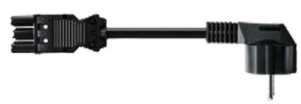 Toitekaabel GST18 - Schuko, H05VV-F 3G 1.5mm², 1.5m, must