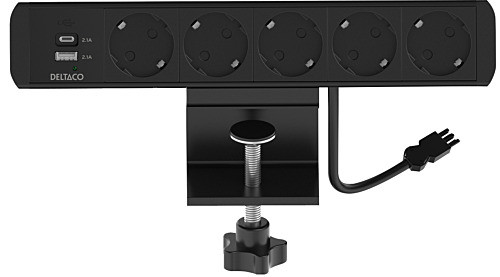 Lauapealne pistikupesa, 5 väljundit, 1*21W A+C USB laadija, GST18 pistik kaablil