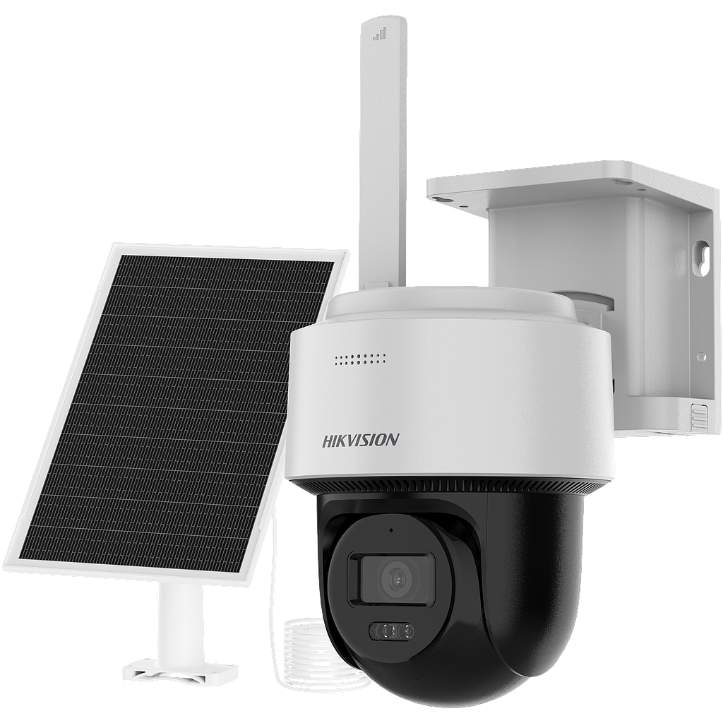HikVision PT kaamera 4MP 4G, kõlar, 24/7 8W päikesepaneel, 9000mAh aku, IP66