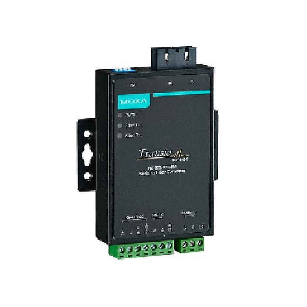 Moxa serial RS-232/422/485 to multimode SC fiber converter