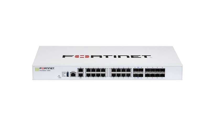 FortiGate-120G Hardware plus 1 Year FortiCare Premium and FortiGuard Unified Threat Protection (UTP)