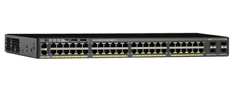 Catalyst 2960-X 48 GigE PoE 740W, 2 x 10G SFP+, LAN Base