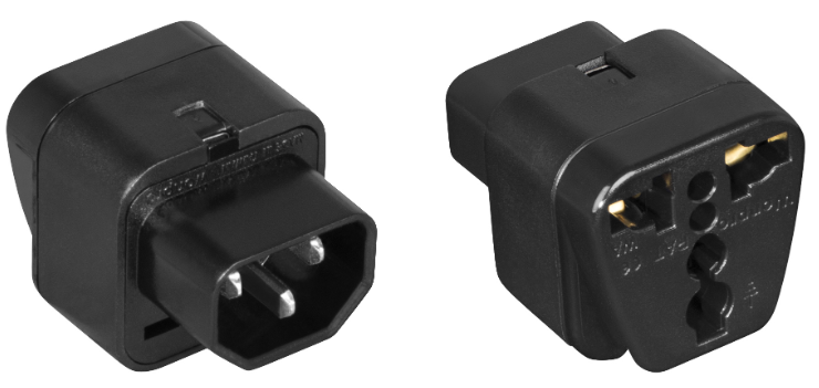PWR adapter UNI to IEC-320
