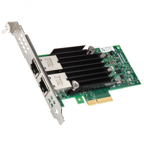 Intel Ethernet converged network adapter X550-T2 - PCIe 3.0 x4 low-profile - 10Gb Ethernet x 2 (B-ware)