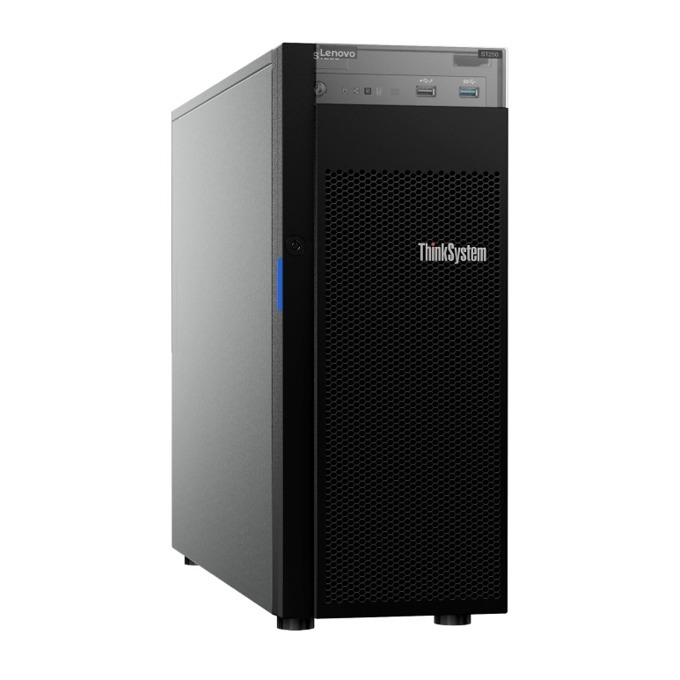 Lenovo ThinkSystem ST250 Xeon E-2176G (6C/3.7/GHZ/12MB cache/80W), 1X16GB, O/B, 2.5&quot; HS (8), 530-8i, HS 550W, XCC standard, DVD-RW, security door