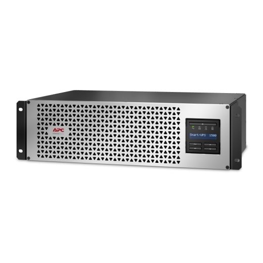 APC Smart-UPS, Line Interactive, 1500VA, Lithium-ion, Rackmount 3U, 230V, 6x IEC C13 outlets, SmartConnect Port+SmartSlot, Short Depth, AVR, LCD