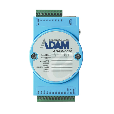 18-ch isolated digital I/O Modbus TCP module