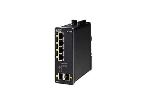IE1000 with 4 FE Copper PoE+ ports and 2 GE SFP uplinks