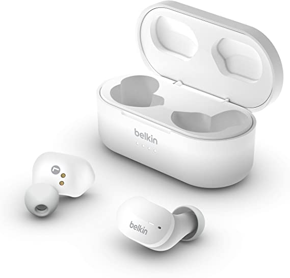Belkin soundform true wireless headphones (white)