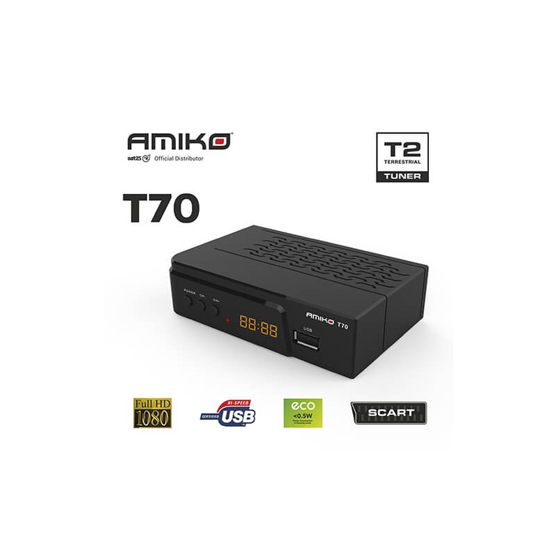 Amiko T70 DVB-T2 digiboks