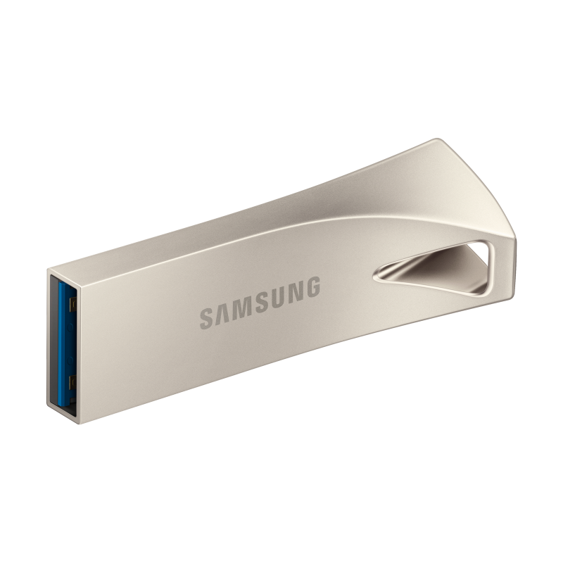 Samsung Flash Drive Bar 256GB USB 3.1, speed up to 300MB/s, šampuse hõbedane
