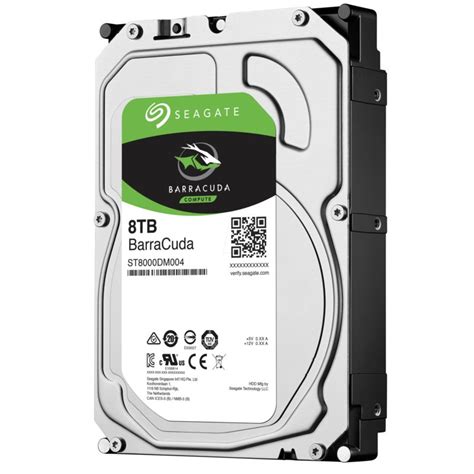 Seagate BarraCuda 8TB 3.5&quot; HDD SATA 6 Gb/s 5400rpm 256MB cache